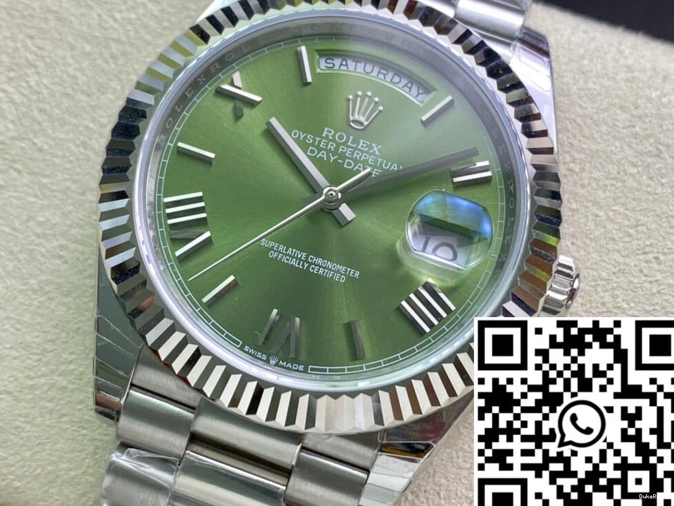 EW Olive Factory Green M228239-0033 Day Date Dial Rolex 0809